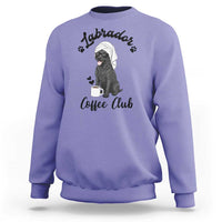 Labrador Coffee Club Sweatshirt Funny Dog Lover Gift - Wonder Print Shop