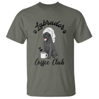 Labrador Coffee Club T Shirt Funny Dog Lover Gift - Wonder Print Shop