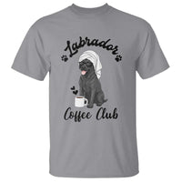 Labrador Coffee Club T Shirt Funny Dog Lover Gift - Wonder Print Shop