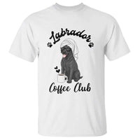 Labrador Coffee Club T Shirt Funny Dog Lover Gift - Wonder Print Shop