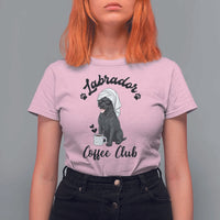 Labrador Coffee Club T Shirt For Women Funny Dog Lover Gift - Wonder Print Shop