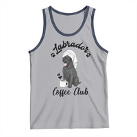 Labrador Coffee Club Tank Top Funny Dog Lover Gift - Wonder Print Shop