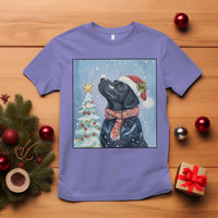 Cute Black Lab Christmas T Shirt Holiday Dog Lover Gift Idea - Wonder Print Shop