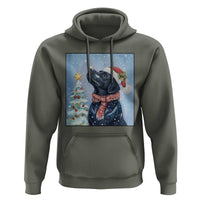 Cute Black Lab Christmas Hoodie Holiday Dog Lover Gift Idea - Wonder Print Shop