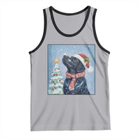 Cute Black Lab Christmas Tank Top Holiday Dog Lover Gift Idea - Wonder Print Shop