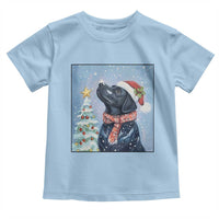 Cute Black Lab Christmas Toddler T Shirt Holiday Dog Lover Gift Idea - Wonder Print Shop