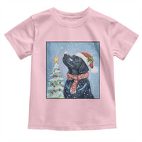 Cute Black Lab Christmas Toddler T Shirt Holiday Dog Lover Gift Idea - Wonder Print Shop