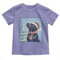 Cute Black Lab Christmas Toddler T Shirt Holiday Dog Lover Gift Idea - Wonder Print Shop