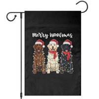 Funny Merry Woofmas Garden Flag Labrador Funny Christmas Dog Lover Gift - Wonder Print Shop