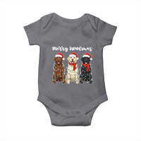 Funny Merry Woofmas Baby Onesie Labrador Funny Christmas Dog Lover Gift - Wonder Print Shop