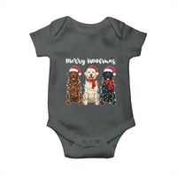 Funny Merry Woofmas Baby Onesie Labrador Funny Christmas Dog Lover Gift - Wonder Print Shop