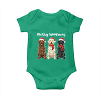 Funny Merry Woofmas Baby Onesie Labrador Funny Christmas Dog Lover Gift - Wonder Print Shop