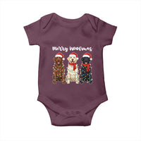 Funny Merry Woofmas Baby Onesie Labrador Funny Christmas Dog Lover Gift - Wonder Print Shop