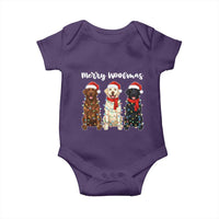Funny Merry Woofmas Baby Onesie Labrador Funny Christmas Dog Lover Gift - Wonder Print Shop