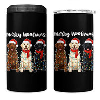 Funny Merry Woofmas 4 in 1 Can Cooler Tumbler Labrador Funny Christmas Dog Lover Gift - Wonder Print Shop