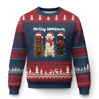 Funny Merry Woofmas Ugly Christmas Sweater Labrador Funny Xmas Dog Lover Gift - Wonder Print Shop