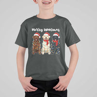 Funny Merry Woofmas T Shirt For Kid Labrador Funny Christmas Dog Lover Gift - Wonder Print Shop