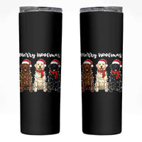 Funny Merry Woofmas Skinny Tumbler Labrador Funny Christmas Dog Lover Gift - Wonder Print Shop