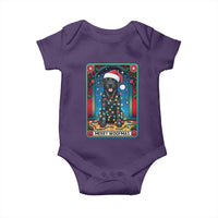Merry Woofmas Baby Onesie Funny Tarot Card Labrador Retriever Christmas Gift - Wonder Print Shop