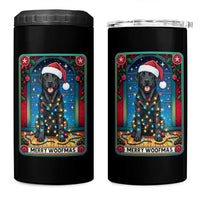 Merry Woofmas 4 in 1 Can Cooler Tumbler Funny Tarot Card Labrador Retriever Christmas Gift - Wonder Print Shop