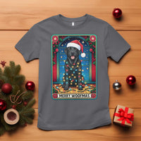 Merry Woofmas T Shirt Funny Tarot Card Labrador Retriever Christmas Gift - Wonder Print Shop