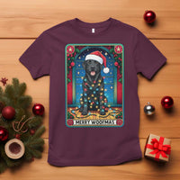 Merry Woofmas T Shirt Funny Tarot Card Labrador Retriever Christmas Gift - Wonder Print Shop