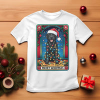 Merry Woofmas T Shirt Funny Tarot Card Labrador Retriever Christmas Gift - Wonder Print Shop