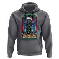 Merry Woofmas Hoodie Funny Tarot Card Labrador Retriever Christmas Gift - Wonder Print Shop