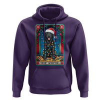 Merry Woofmas Hoodie Funny Tarot Card Labrador Retriever Christmas Gift - Wonder Print Shop