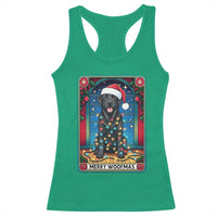 Merry Woofmas Racerback Tank Top Funny Tarot Card Labrador Retriever Christmas Gift - Wonder Print Shop