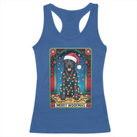 Merry Woofmas Racerback Tank Top Funny Tarot Card Labrador Retriever Christmas Gift - Wonder Print Shop
