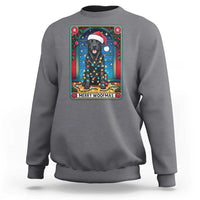Merry Woofmas Sweatshirt Funny Tarot Card Labrador Retriever Christmas Gift - Wonder Print Shop