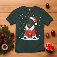 Black Labrador Santa T Shirt Funny Christmas Dog Lover Gift - Wonder Print Shop