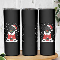 Black Labrador Santa Skinny Tumbler Funny Christmas Dog Lover Gift - Wonder Print Shop