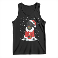 Black Labrador Santa Tank Top Funny Christmas Dog Lover Gift - Wonder Print Shop
