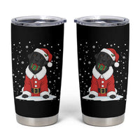 Black Labrador Santa Tumbler Cup Funny Christmas Dog Lover Gift - Wonder Print Shop