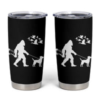 Funny Bow Hunter Tumbler Cup Bigfoot Walking Labrador Hunting Dog Gift - Wonder Print Shop