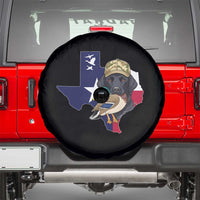 Funny Texas Duck Hunting Season Spare Tire Cover Black Labrador Hunter Gift - Wonder Print Shop