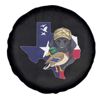 Funny Texas Duck Hunting Season Spare Tire Cover Black Labrador Hunter Gift - Wonder Print Shop