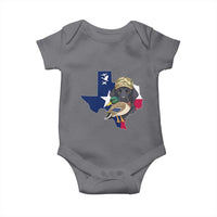 Funny Texas Duck Hunting Season Baby Onesie Black Labrador Hunter Gift - Wonder Print Shop