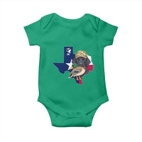 Funny Texas Duck Hunting Season Baby Onesie Black Labrador Hunter Gift - Wonder Print Shop