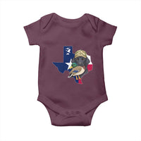 Funny Texas Duck Hunting Season Baby Onesie Black Labrador Hunter Gift - Wonder Print Shop