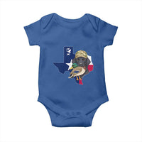 Funny Texas Duck Hunting Season Baby Onesie Black Labrador Hunter Gift - Wonder Print Shop