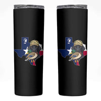 Funny Texas Duck Hunting Season Skinny Tumbler Black Labrador Hunter Gift - Wonder Print Shop