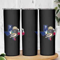 Funny Texas Duck Hunting Season Skinny Tumbler Black Labrador Hunter Gift - Wonder Print Shop