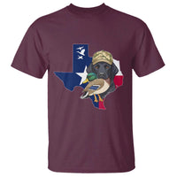 Funny Texas Duck Hunting Season T Shirt Black Labrador Hunter Gift - Wonder Print Shop