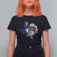 Funny Texas Duck Hunting Season T Shirt For Women Black Labrador Hunter Gift - Wonder Print Shop
