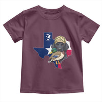Funny Texas Duck Hunting Season Toddler T Shirt Black Labrador Hunter Gift - Wonder Print Shop