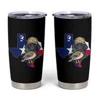 Funny Texas Duck Hunting Season Tumbler Cup Black Labrador Hunter Gift - Wonder Print Shop