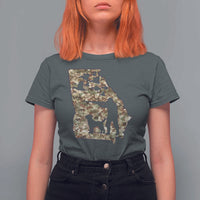 Georgia Duck Hunting Season T Shirt For Women Labrador Retriever Hunter Gift - Wonder Print Shop